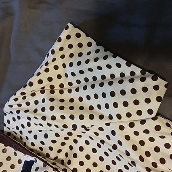 Vintage 70s David Warren 2 piece dress Chocolate ESTATE Size small - Picture 13 of 15